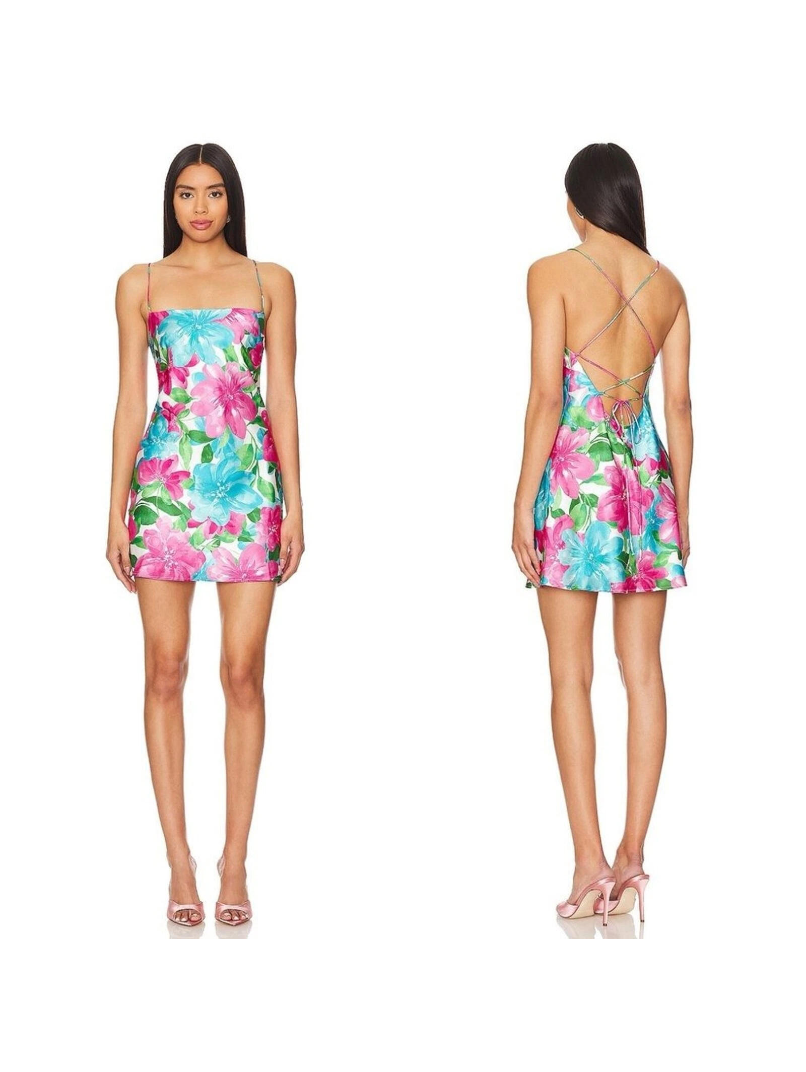 Nwt Show Me Your Mumu Women's Floral/Garden Party Dani Mini Dress Size Xxl